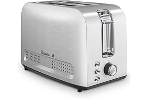 Runnatal Stainless Steel Wide Slot Toaster: Your Slice of Breakfast Heaven