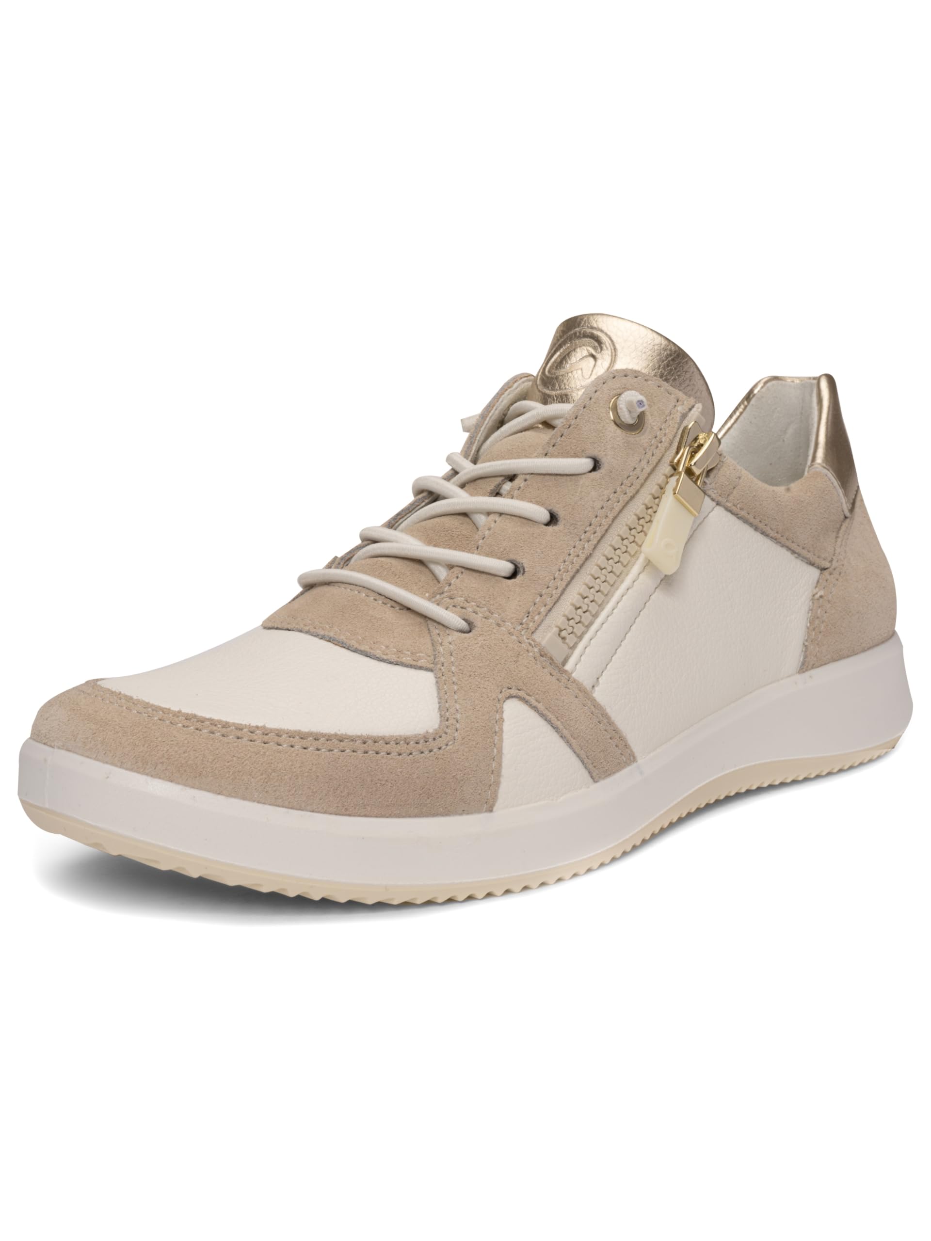 ARA Women's Roma Trainers, Shell Cream Platinum, 43 EU Weit