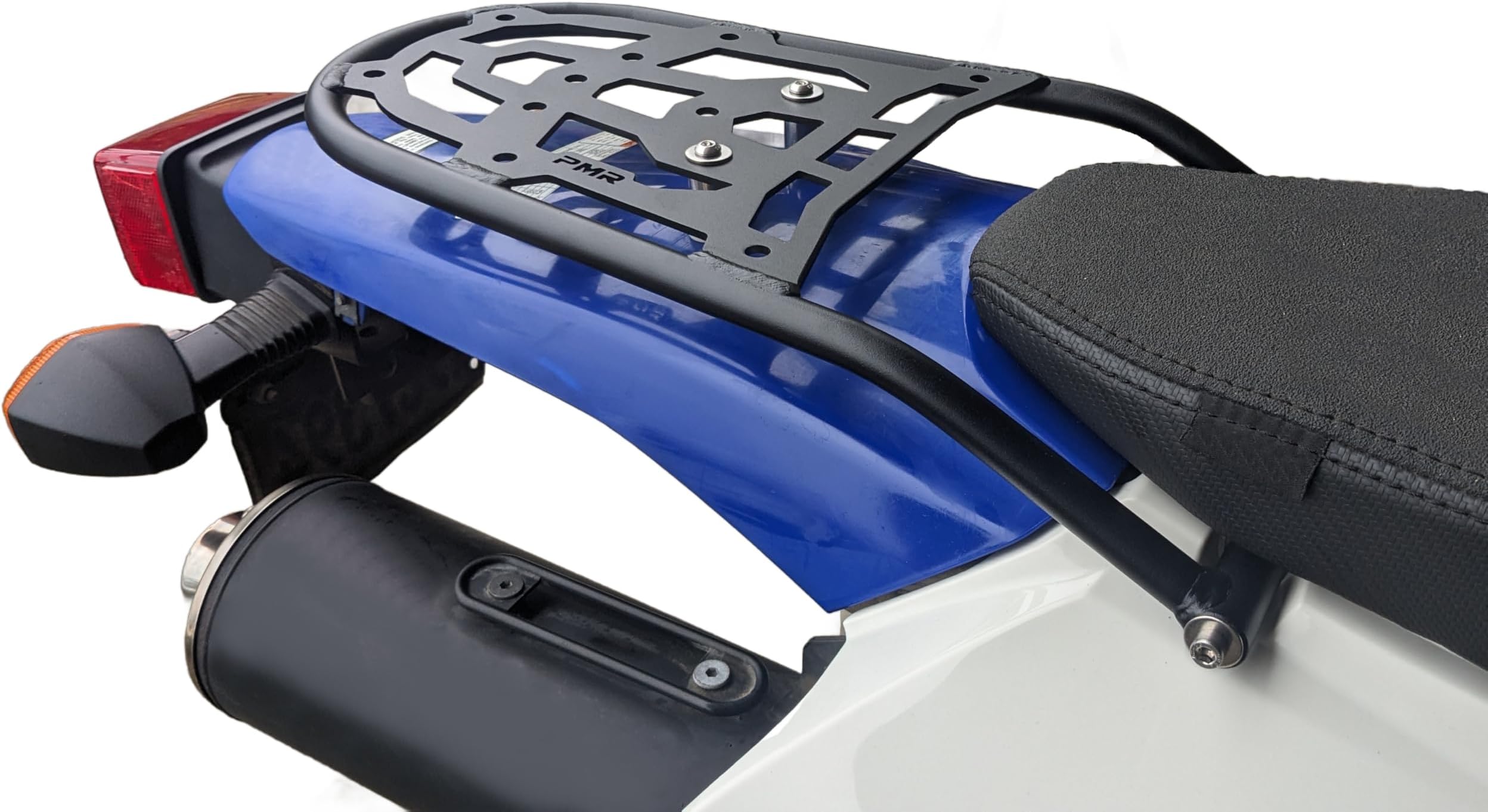 PMRACKS DRZ400 DRZ400S DRZ400SM Rear Rack (2000-Present) Suzuki DRZ400 Accessories DRZ 400SM Motorcycle Luggage Rack 2011 2012 2013 2014 2015 2016 2017 2018 2019 2020 2021 2022 2023 Rear Cargo Carrier