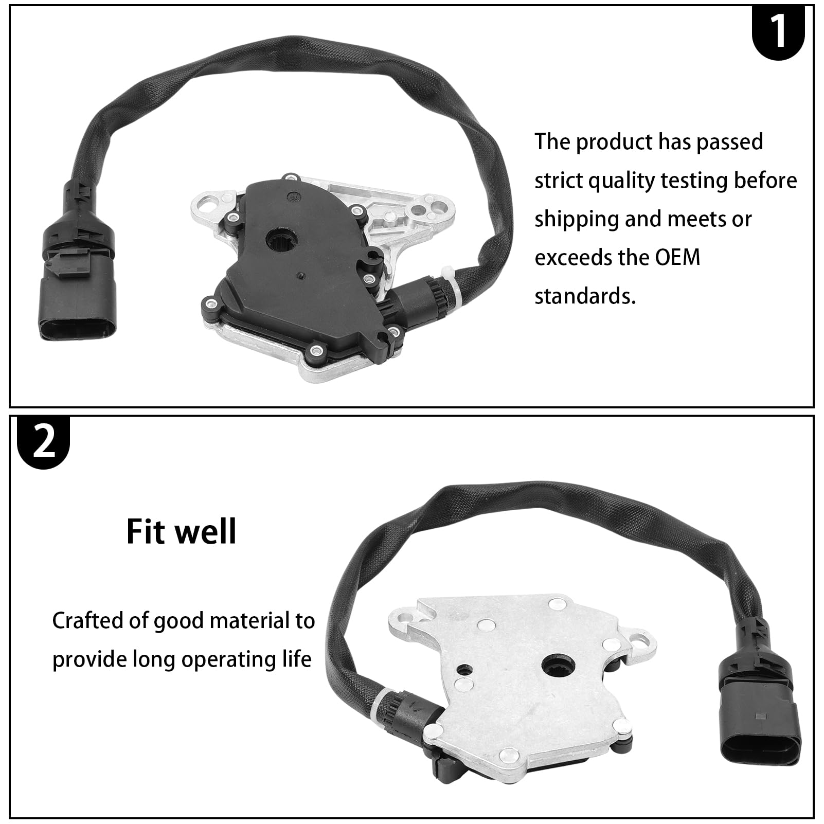 Sensor de transmisión automática multifunción para A4 B5 B6 A6 C5 A8 3D1 3D2 3D3 3D4 3D6 3D7 3D8 3D9 B5 Superb I Interruptor Neutral de Seguridad 01V919821B 01V919821A
