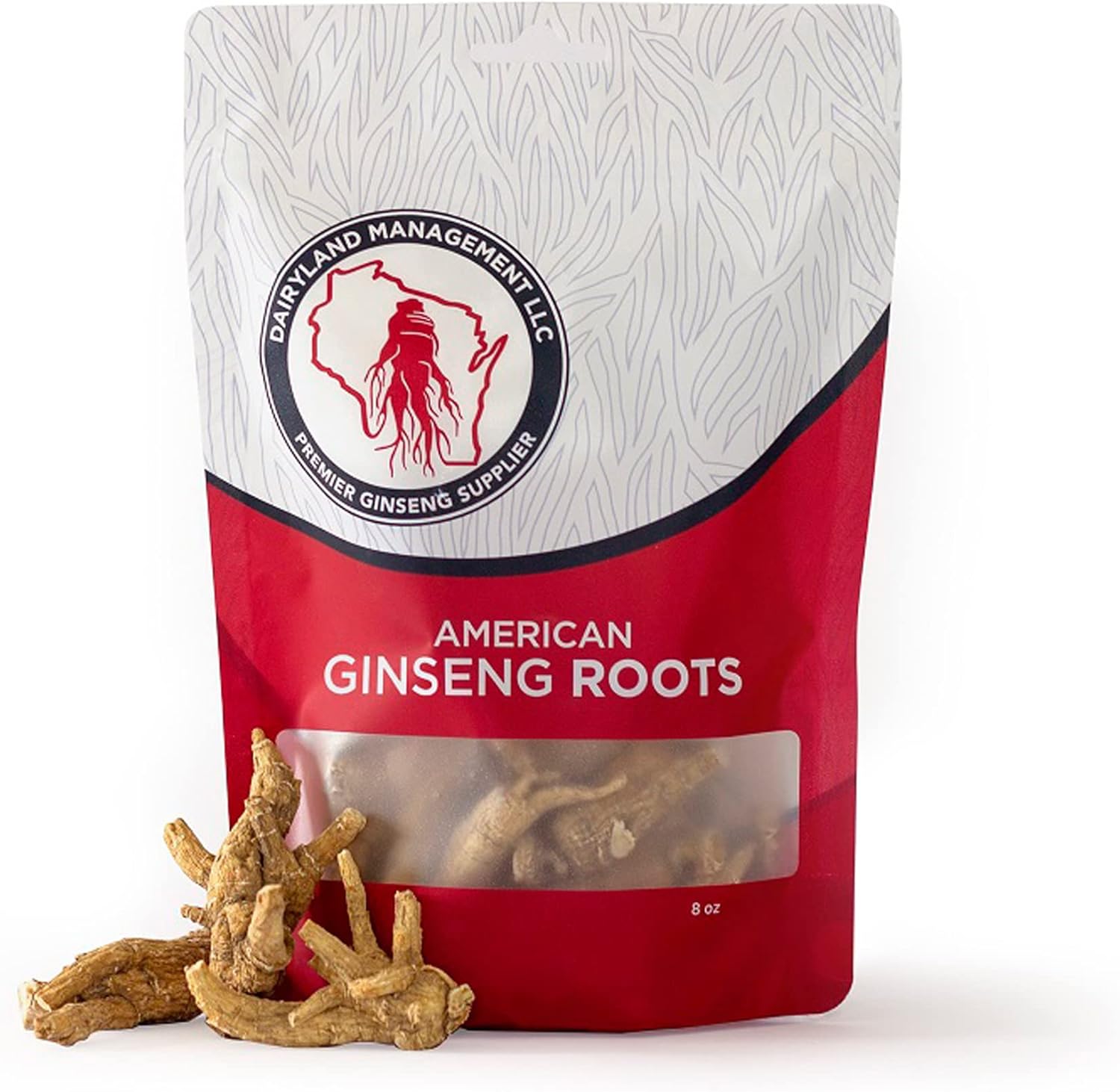 Dairyland Management LLC Ginseng Roots 西洋参 8 oz Pack of