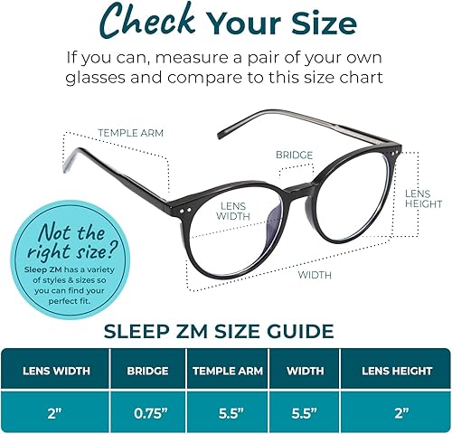 Miniatura 6 de Sleep ZM Lentes de bloqueo de luz azul  Oracle I negro 45% lente transparente azul lentes para caras pequeñas, gafas de computadora de fatiga ocular