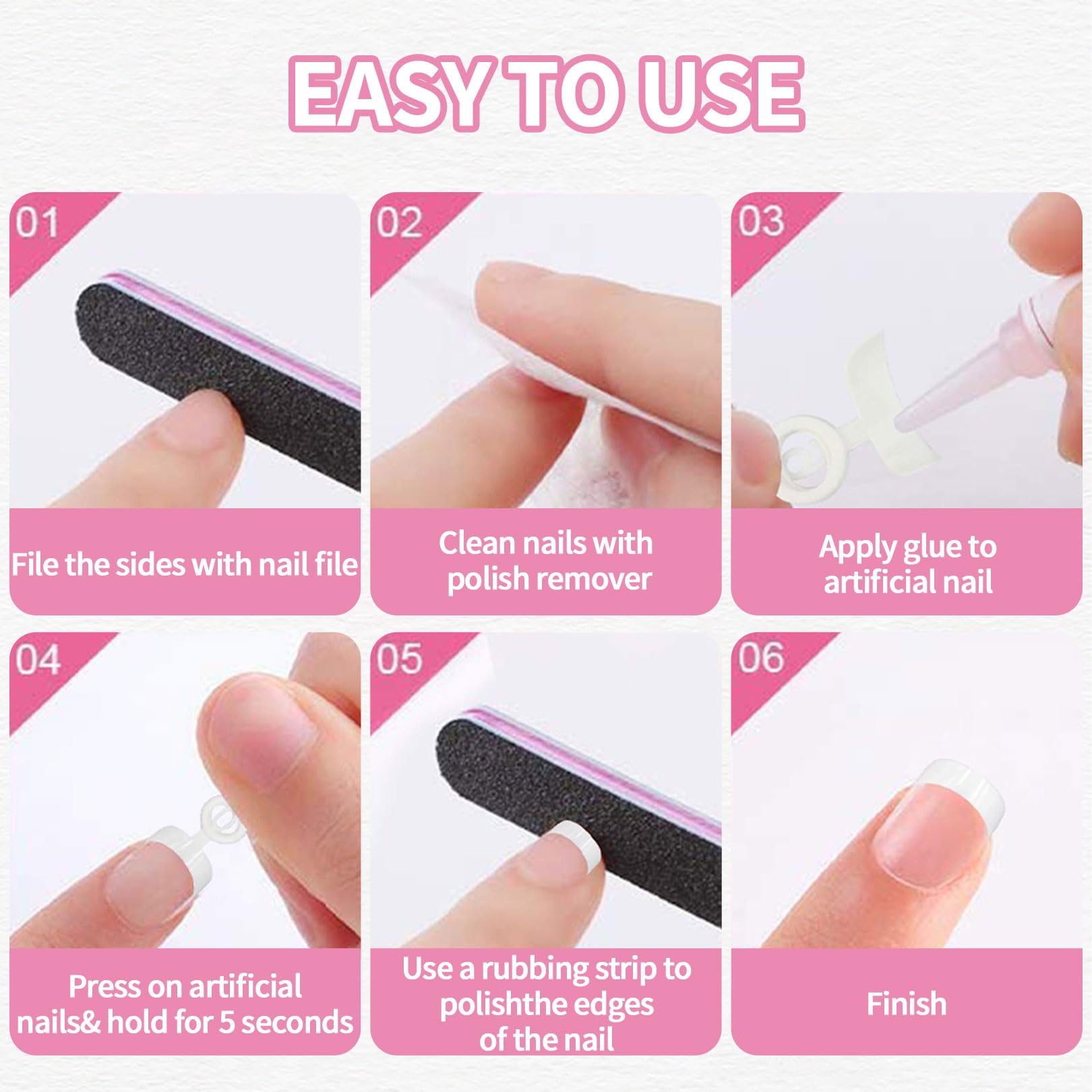 240 punte corte per unghie in gel a mandorla, punte in gel, punte in gel, punte corte a mezza copertura, piccole punte quadrate, extra corte per principianti professionisti, extension per unghie