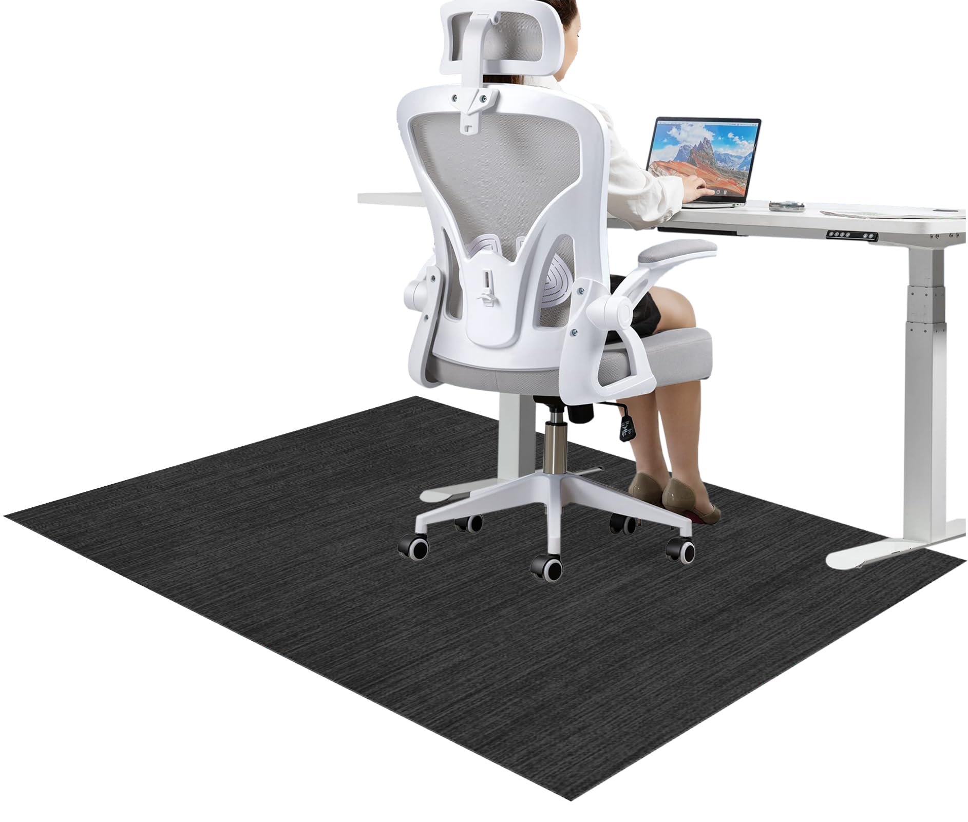 Chair mat for Hard Floors, Floor Mats Wood/Tile Protection Mat for Office & Home, Desk Chair Floor Protector Mat for Carpet, 70 x 100 cm Multi-Purpose Computer Desk Chair Mat Large, Gaming Rug