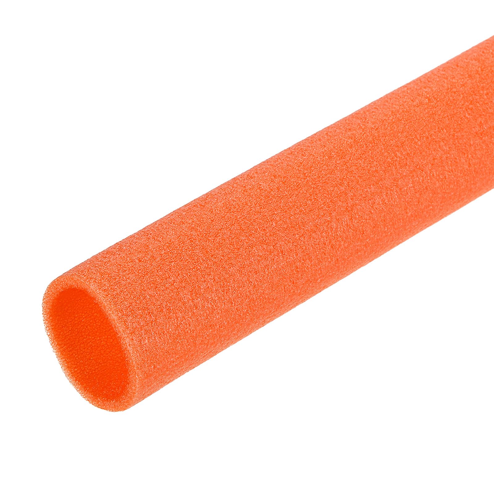 QUARKZMAN Tubo de Espuma, Aislamiento Cubierta de Tuberías Tubo Aislante Enrollable para Congelamiento Protección Calor Conservación Fontanería, 35mm x 45mm x 1M (ID*OD*L), Naranja