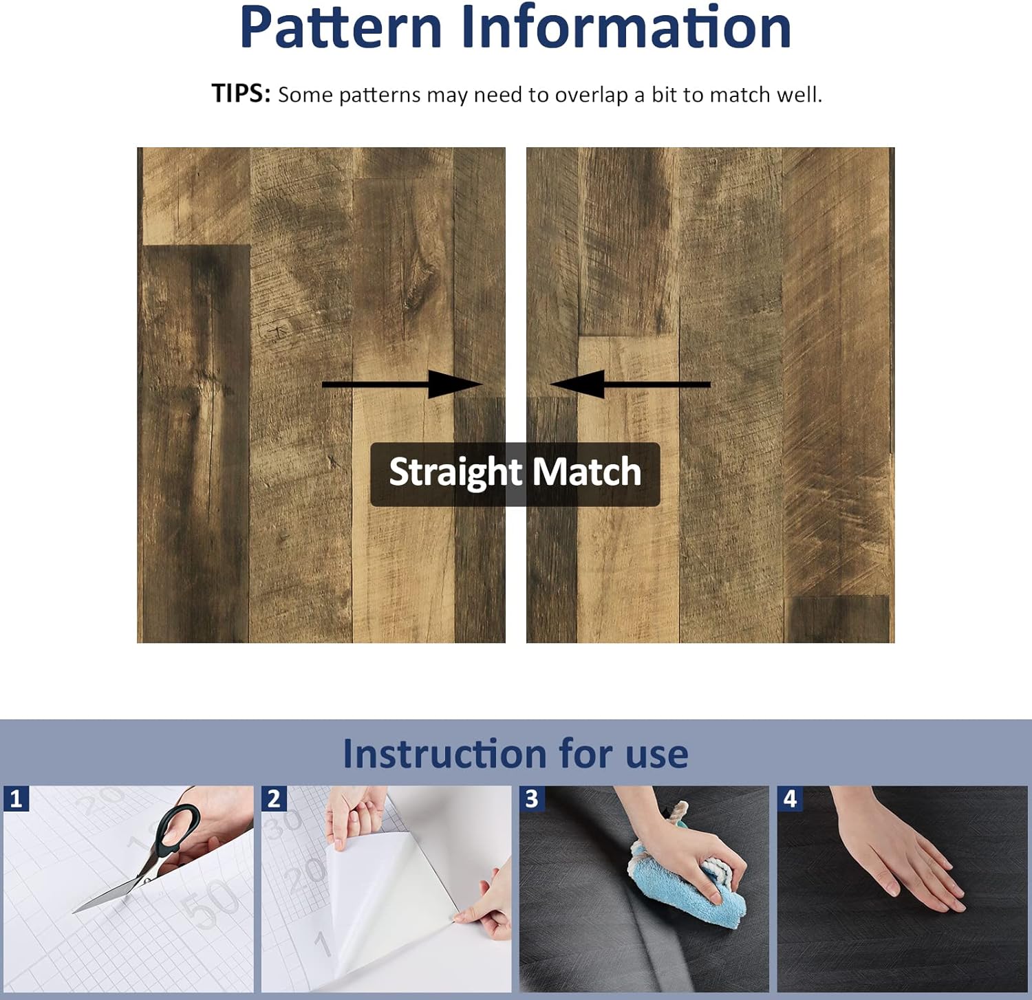 WESTICK 36" x 120" Large Wood Conatct Paper Self Adhesive Counter Top Vinyl Wrap Kitchen Waterproof Brown Wood Wallpaper Peel and Stick Countertops for Tables Desk Covers Cabinets Dresser Camper