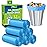 Small Trash Bags 1.2-Gallon: Small Garbage Bags for Bathroom Trash Bag Mini Trash Liners for Bathroom Bedroom Office (Blue, 150 Counts)