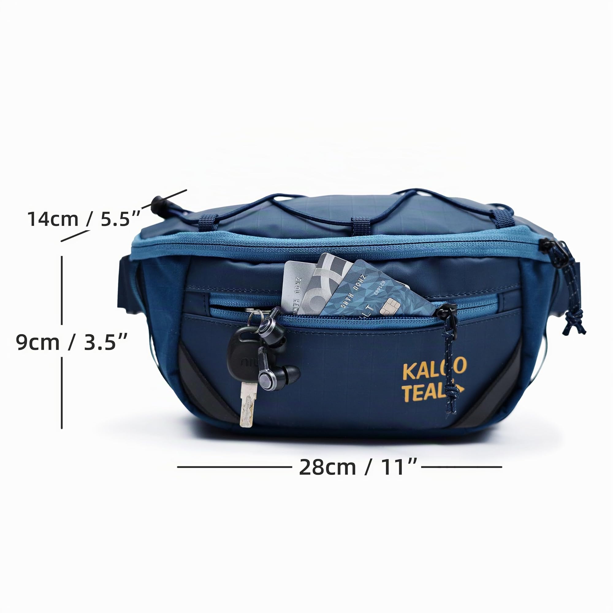 Sac Banane Voyage 3 L, bandoulière croisée réglable, Hydrofuge