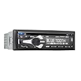 JCR311 10-Character LCD Single DIN Car Stereo Radio CD Player Push to Talk Assistant Bluetooth Hands Free Calling & Music Streaming AM/FM Radio USB Playback & Charging