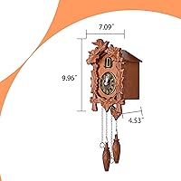 Vista 3 de Kendal Handcrafted Wood Cuckoo Clock MX025