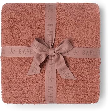 Barefoot Dreams CozyChic Throw, Rosy Blush, 54"x72"