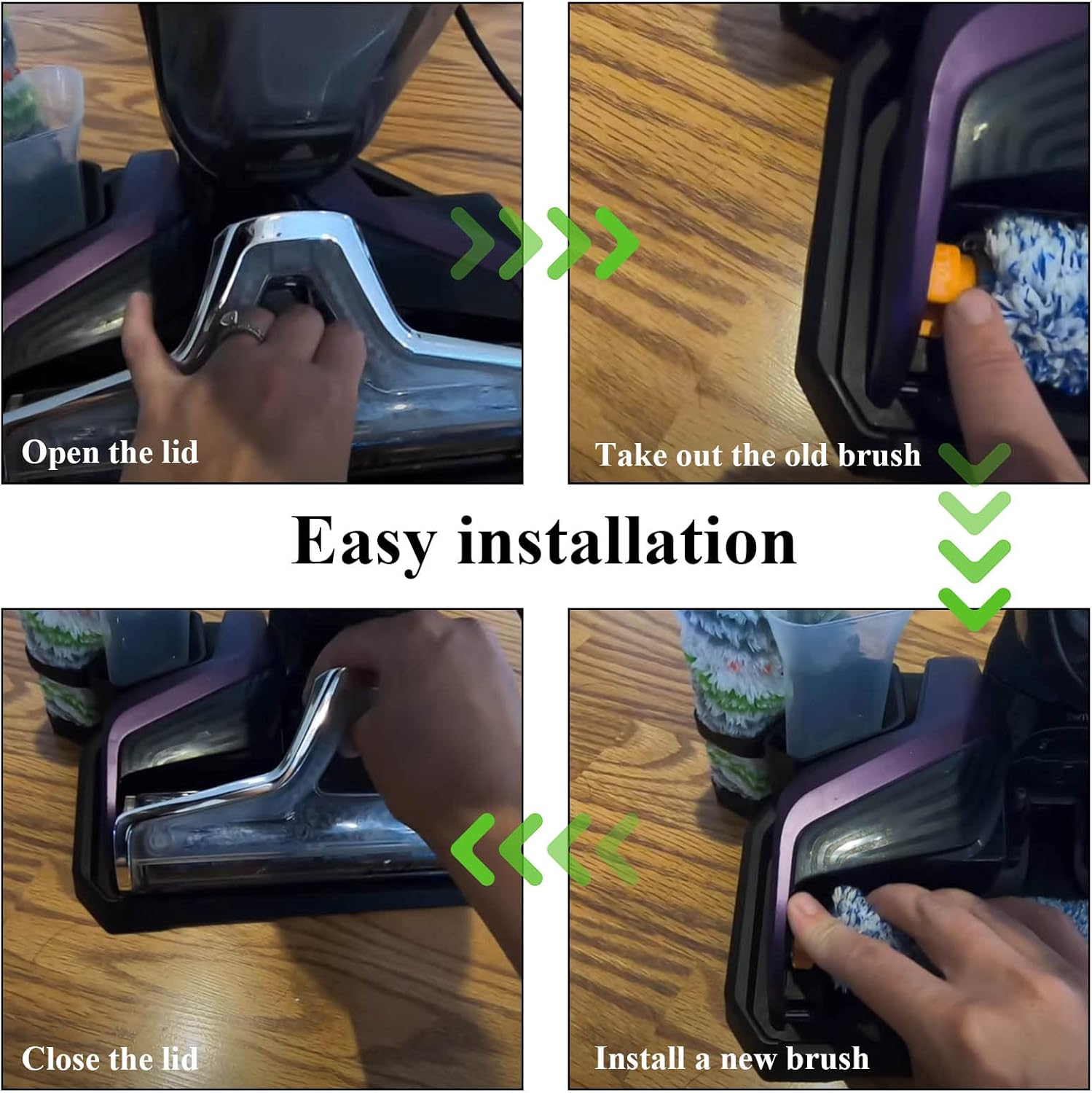 Easy Brush Roll Installation Steps