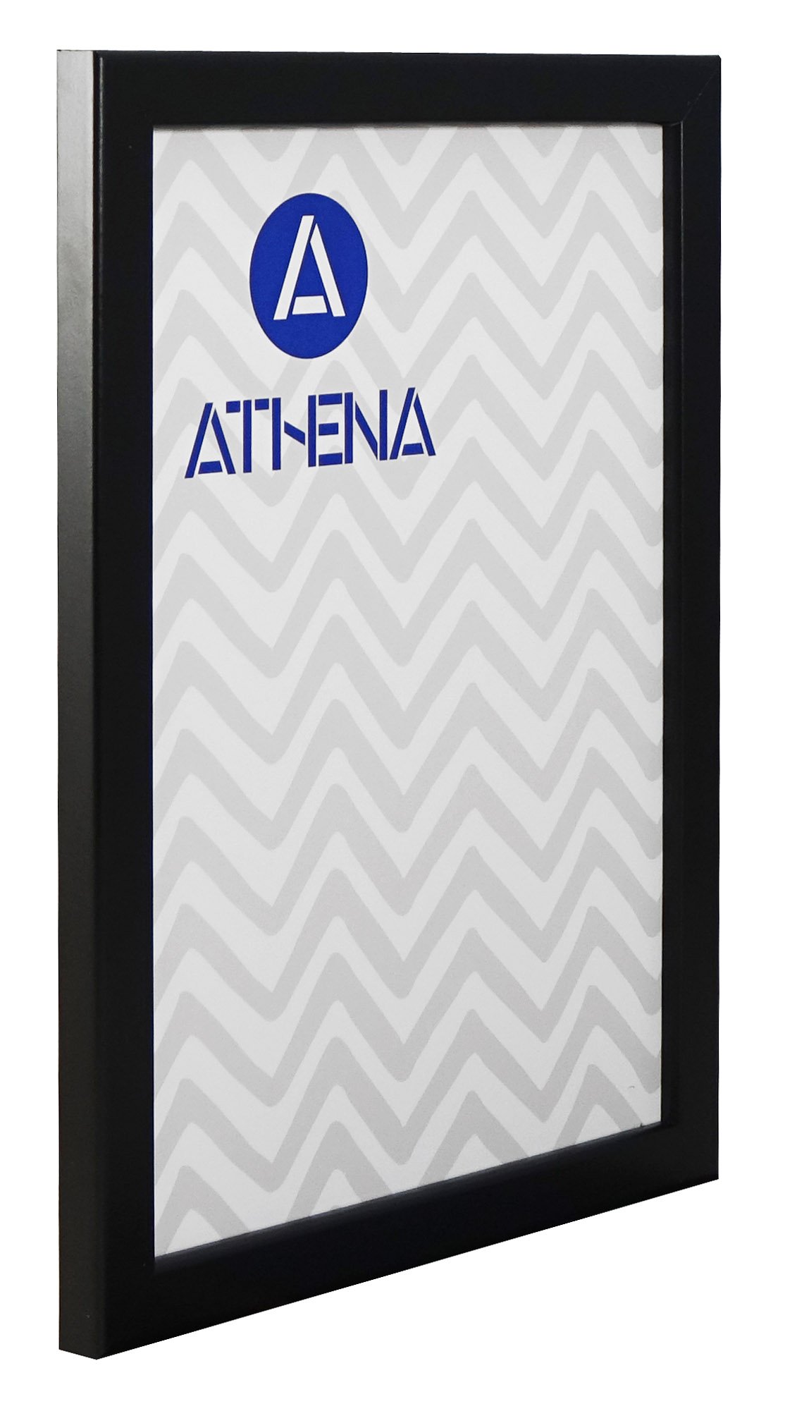 Athena Black Thin Ash Picture Photo Frame (24 X 30 Cm) Portrait Or Landscape Photo Frame With Clear Styrene Sheet & Wall Mounted Hook For Photos, Pictures, Posters, Decor, Certificate Frame
