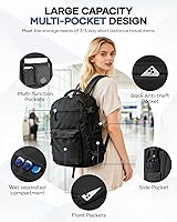 Vacuüm Rugzak Handbagage Vliegtuig met Vakuümpomp – Travel Airbag Backpack voor Dames & Heren , Vacpack Reistas met Vakuümsysteem – Zwart