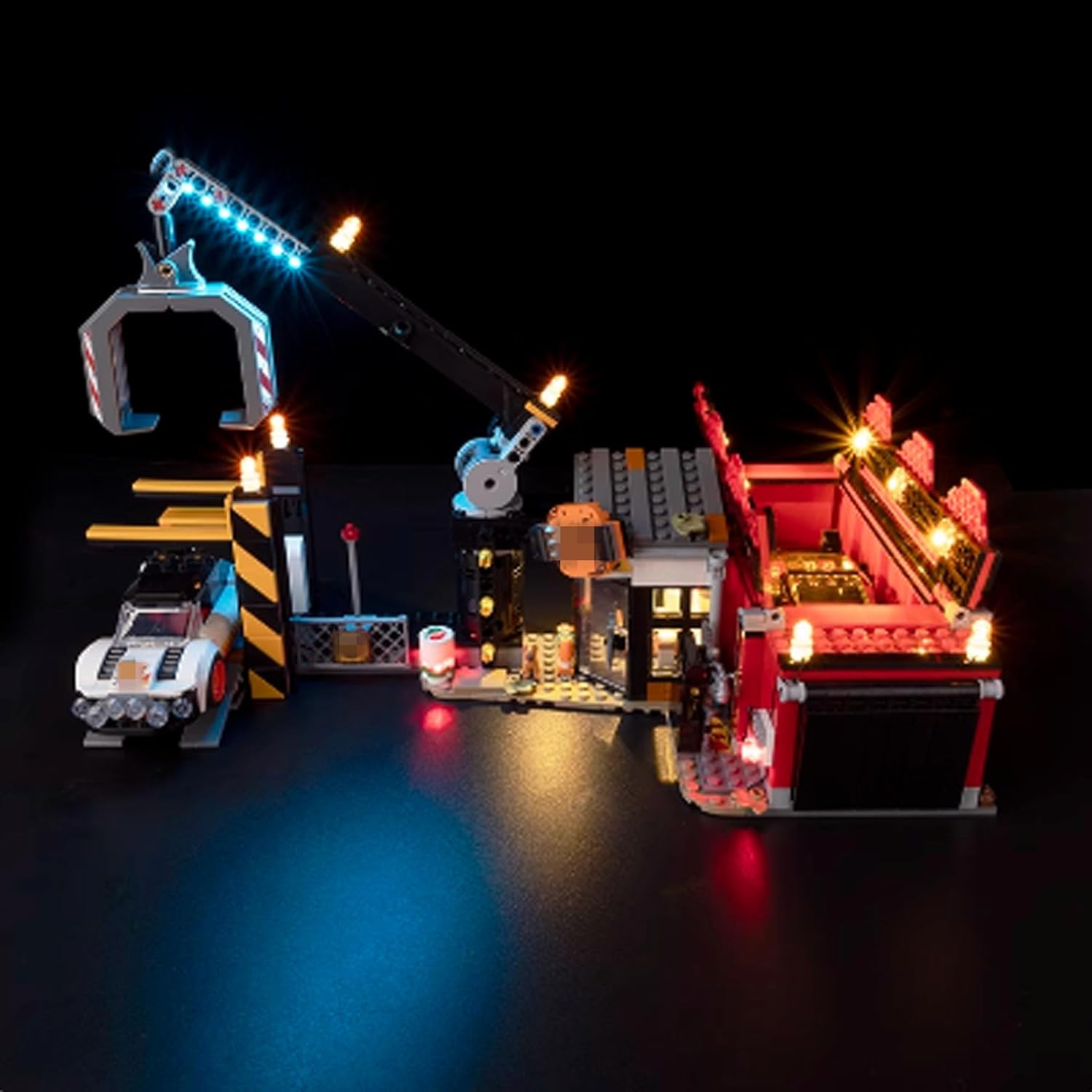 LED Lighting Kit Compatible with Lego 60472 Vehicle Recycling Centre Series LED Light Set (Model Kit Not Included - Lighting Components Only)