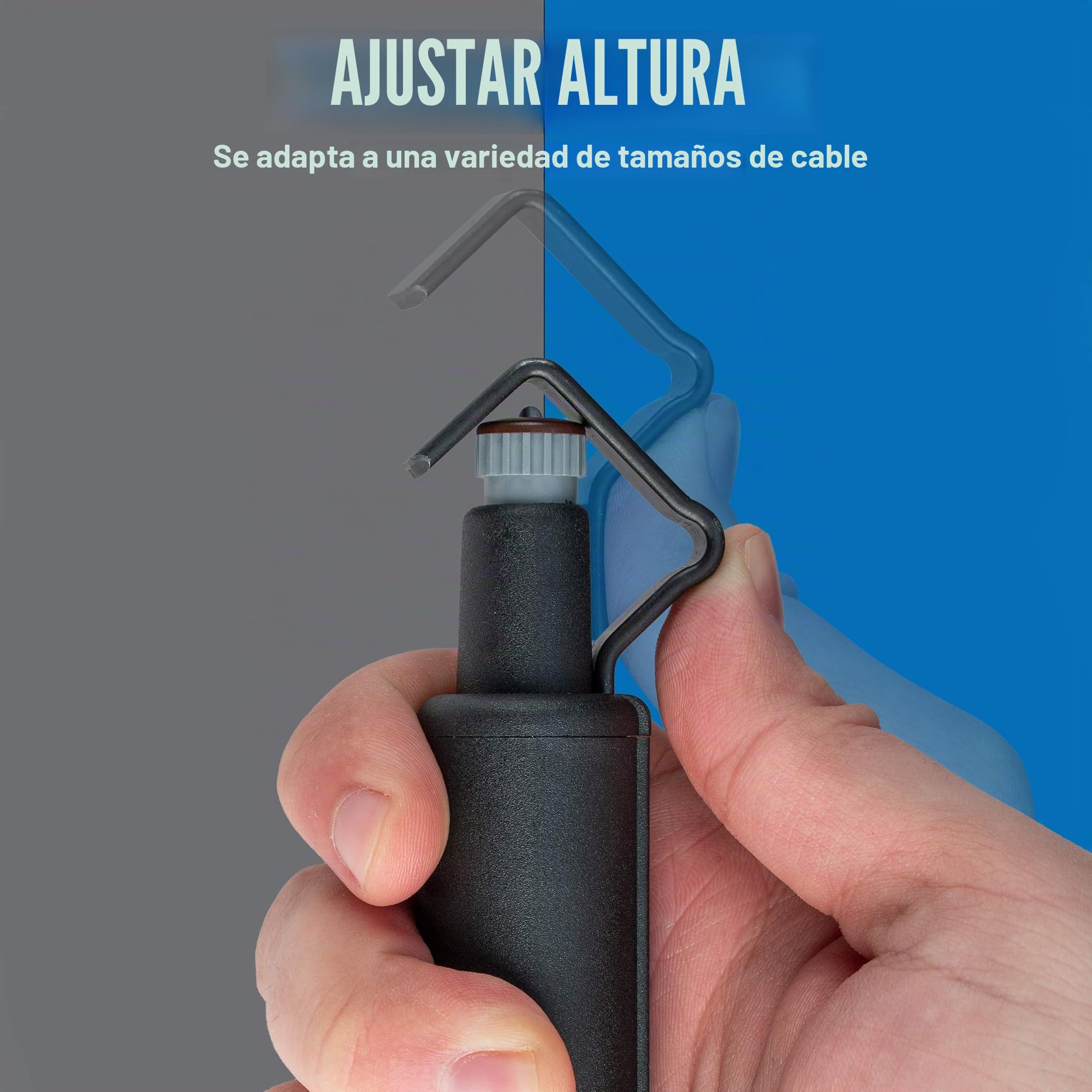 Herramientas de Jonard CST-1900 Round Cable Stripper para la eliminación rápida y precisa chaqueta, 3/16 "a 1 – 1/8" de diámetro