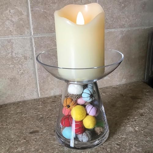 Miniatura 3 de 30 mini calabazas de Acción de Gracias para decorar manualidades, pequeñas calabazas de fieltro hechas a mano, calabazas de cosecha de otoño,