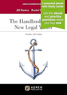 The Handbook for the New Legal Writer: [Connected eBook with Study Center] (Aspen Coursebook)