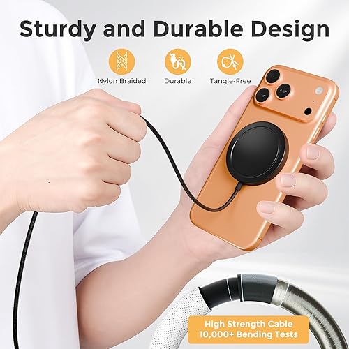 Miniatura 5 de 25W Magnetic Wireless Charging Pad: Qi2.2 Qi2 MagSafe Fast Charger for Google Pixel 10 iPhone 17 16 Pro Max 16e 15 14 13 12 AirPods & Samsung Galaxy