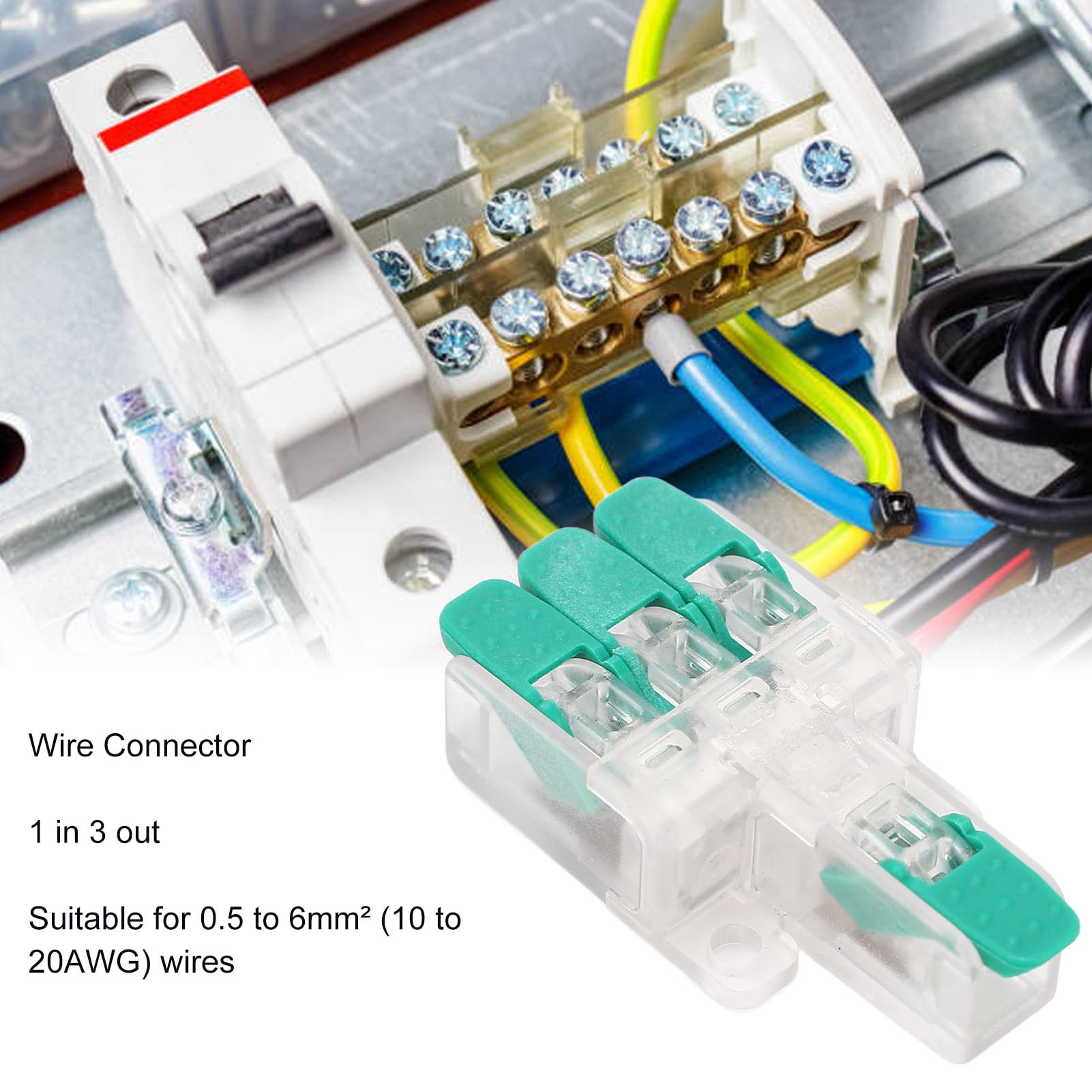 Electrical Lever Wire Connector For Cable Quick Connect Push In Compact - View #8