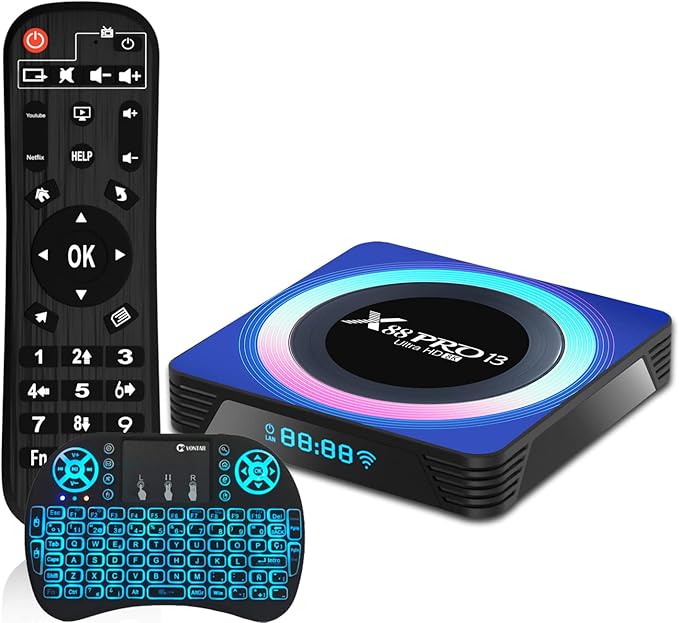 X88 PRO 13 Android 13.0 TV Box,4GB RAM 64GB ROM RK3528 CPU