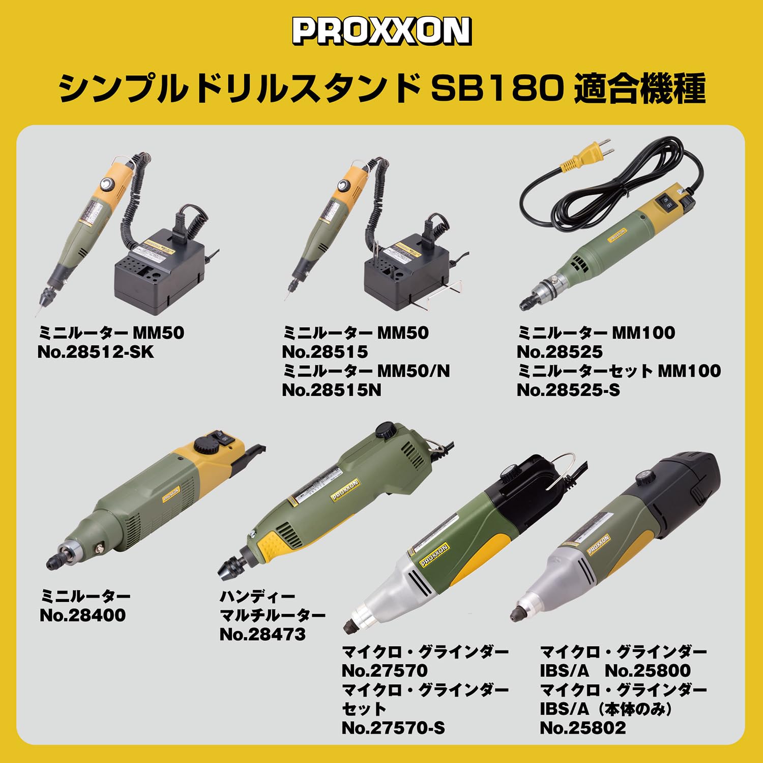 プロクソン　ルーター　便利 Amazon.co.jp: PROXXON(プロクソン): ミニルーターシリーズ