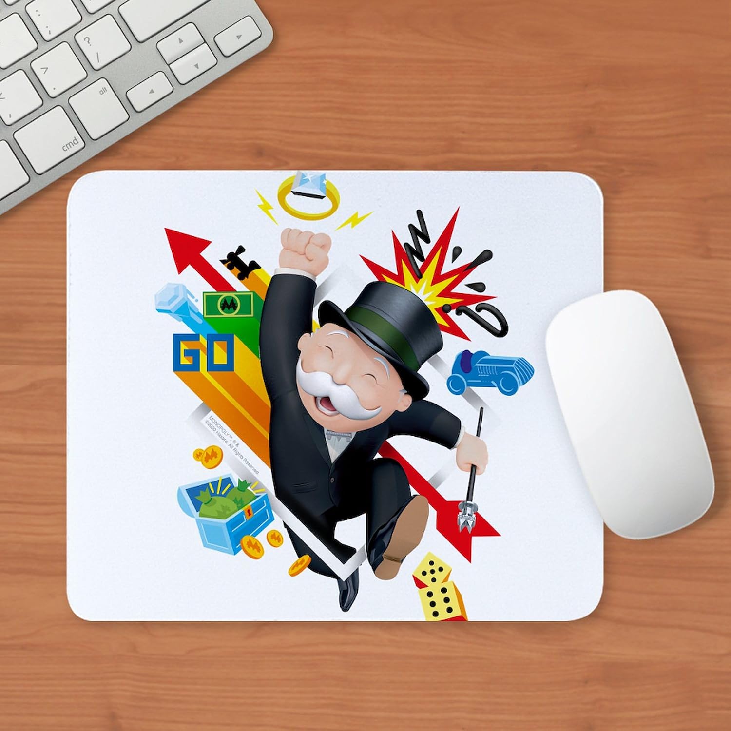 CafePress Monopoly Mousepad Non-Slip Rubber Gaming Mousepad