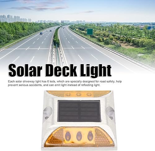 Miniatura 2 de Luz solar para entrada, luces solares de cubierta, luces LED impermeables para exteriores, luces LED para muelle de barco, luces de doble cara para