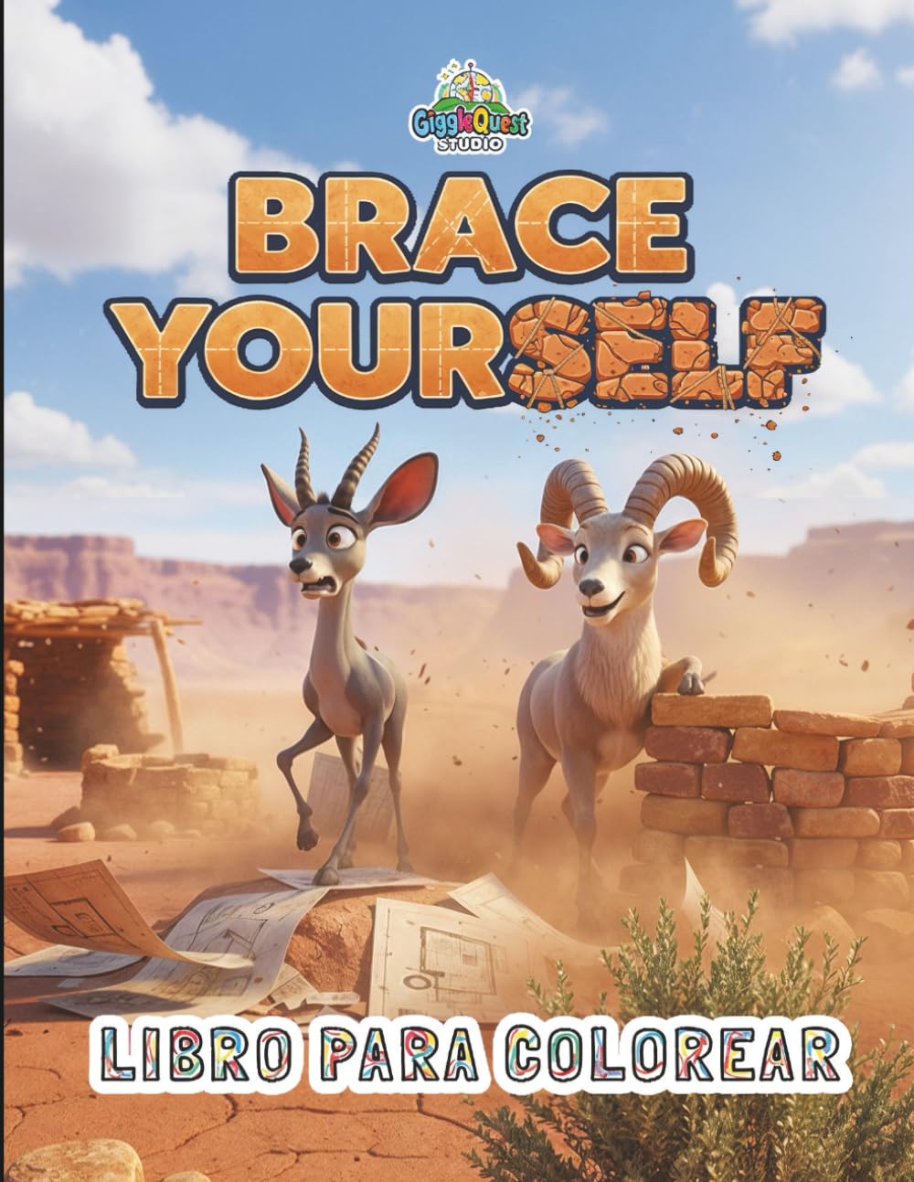 Brace Yourself: Libro para Colorear | GQ06 (Compañeros de Libros para Colorear de GiggleQuest)