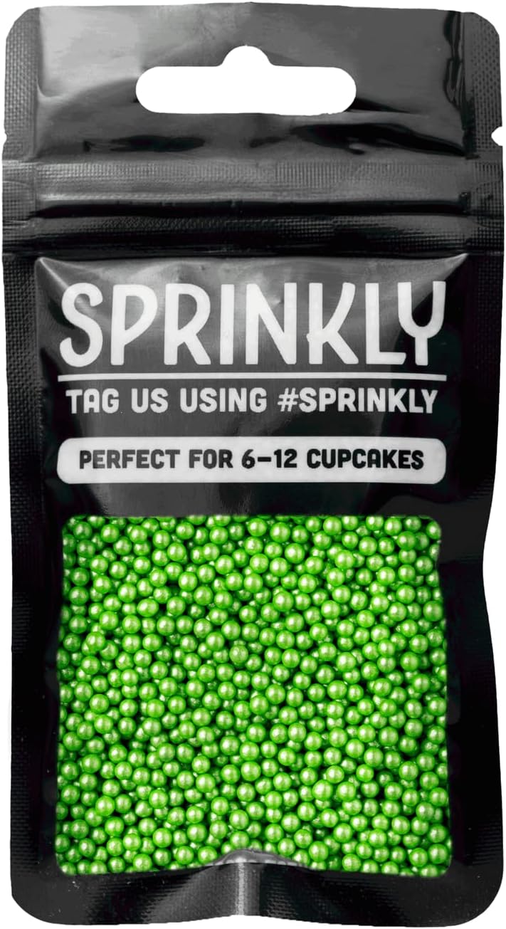 SPRINKLY - Glimmer Pearls - Green - 30g
