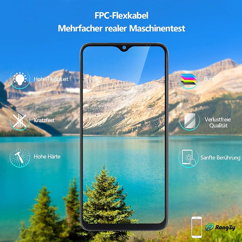 RongZy Samsung Galaxy A22 4G A225F Kijelző Csere Érintőképernyővel - Fekete Kerettel, Szerelő Készlettel, Mobiltelefon Javításhoz
AI: I've