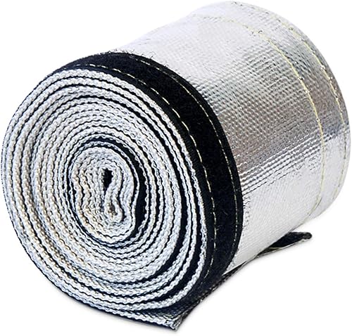 Miniatura 5 de Funda de protección térmica, manguito aluminizado, manguera aluminizada Express y barrera de protección de alambre de manguera plateada con cierre
