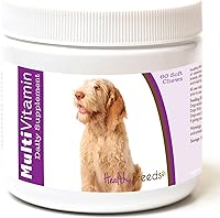 Vista 7 de Healthy Breeds Multivitamínico siberiano Husky para perros, suplemento diario recomendado por veterinarios, sabor a tocino, 60 masticables suaves