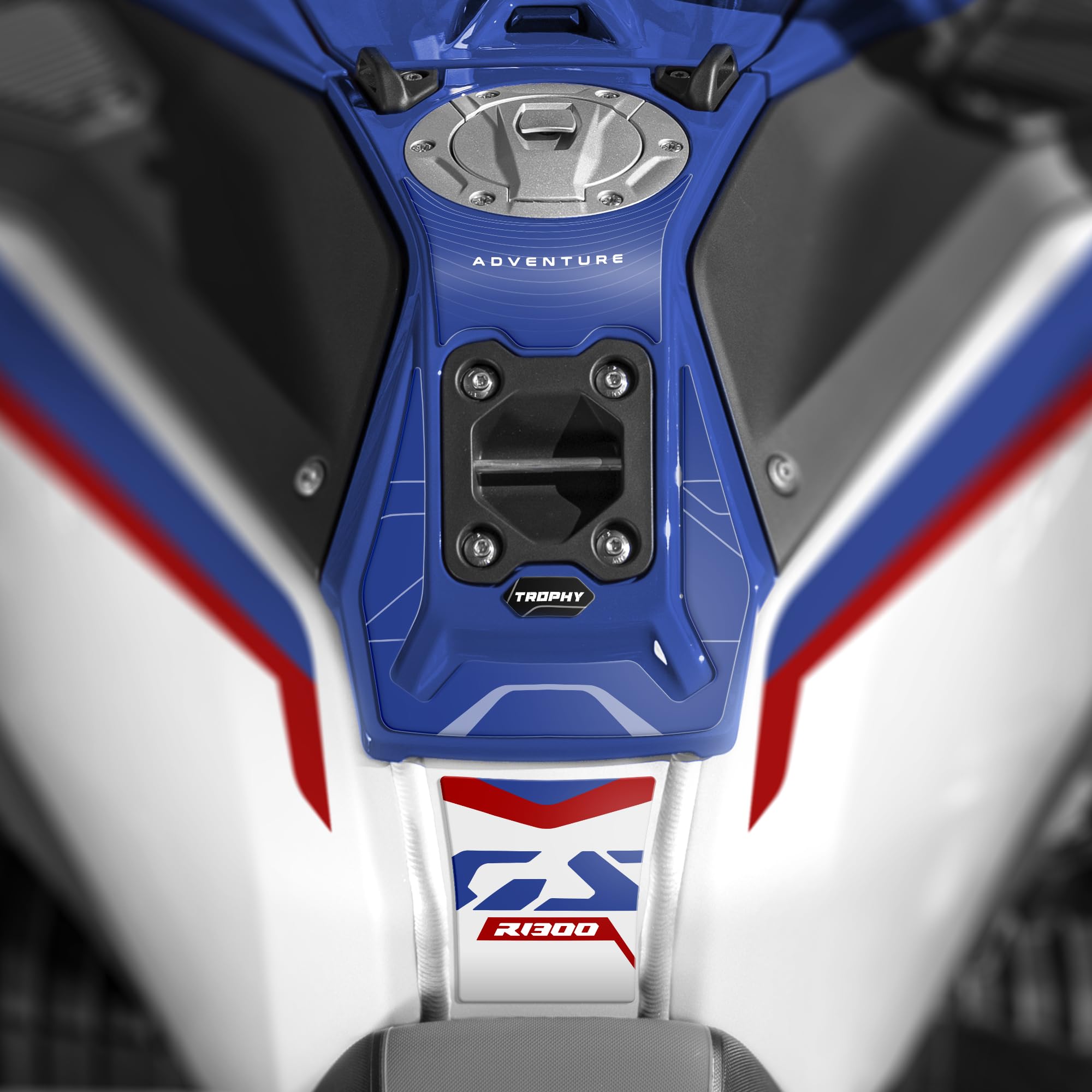 Paraserbatoio Adesivo In Resina 3D Compatibile Con KTM Adventure 1090 R GP-430 - Made In Italy