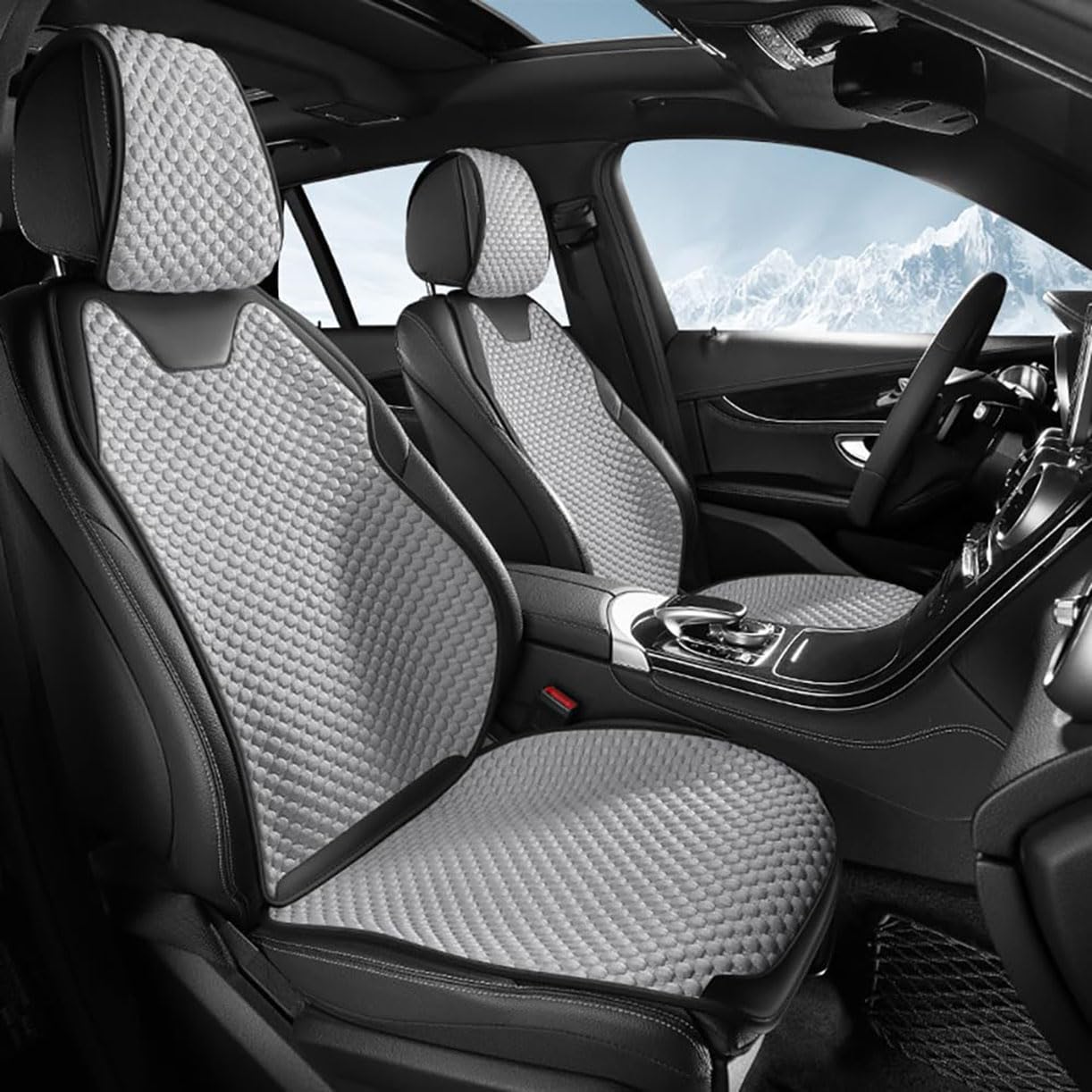 Cuscino per Sedile Auto, Cuscino per Sedile conducente, Uso per Sedia da Ufficio per Auto a casa, per Hyundai i30 2007-2024,A-2Seats A