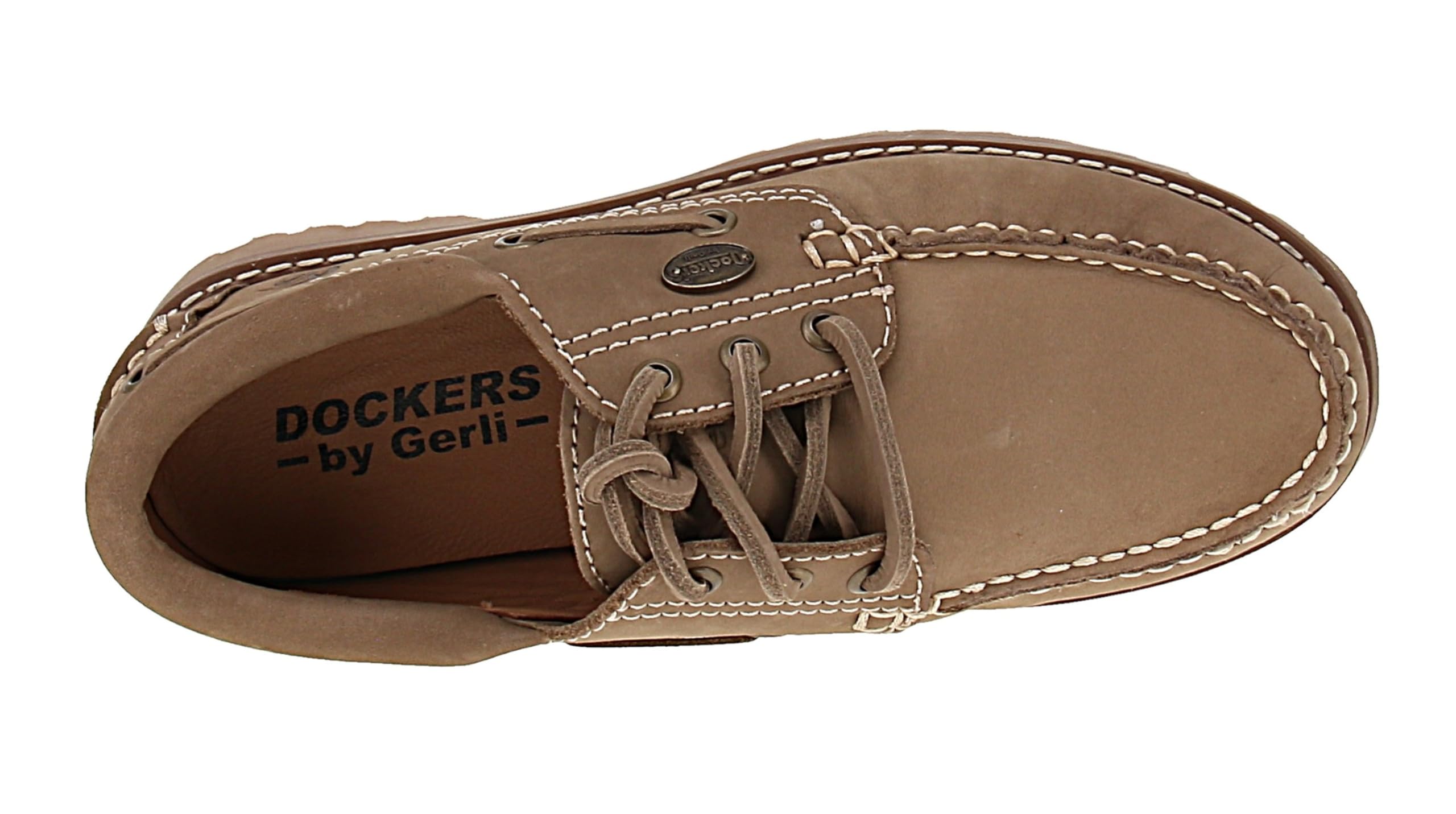 Dockers by Gerly 58NW201-300 - Damen Bootsschuhe - 430-Taupe