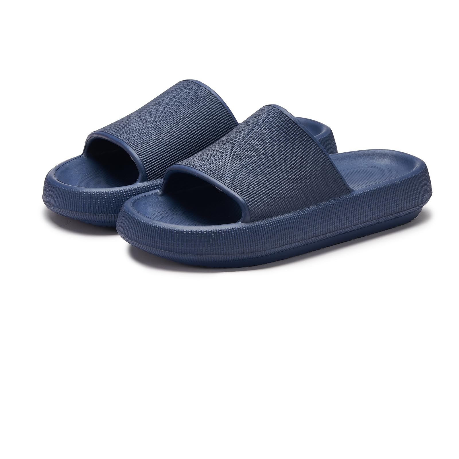 Cloud Slippers For Women Shower Shoes Pillow Slides Indoor House Outdoor Flip Flops For Men Bathroom Non-Slip Home Bubble Foam Beach Platform Slippers