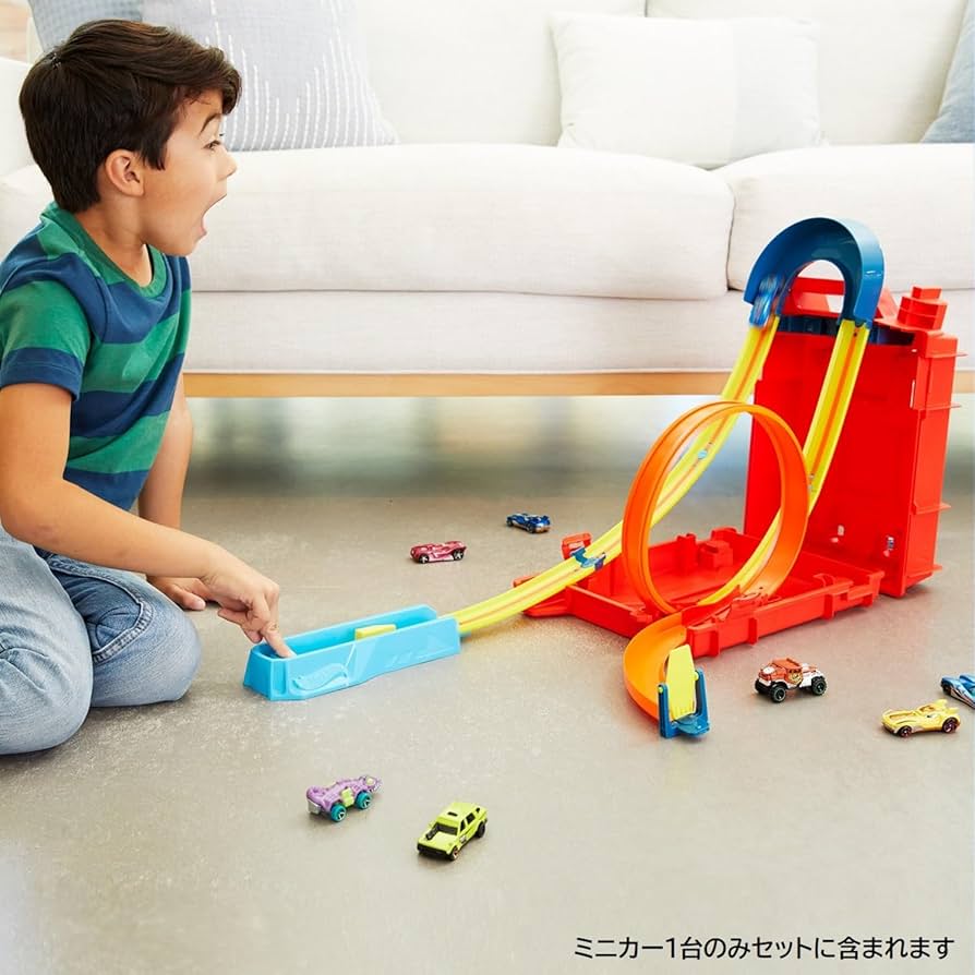 ホットウィール 10イン1 トラックセット Y0267 動作確認済 ホットウィール 10イン1 トラックセット Y0267 動作確認済