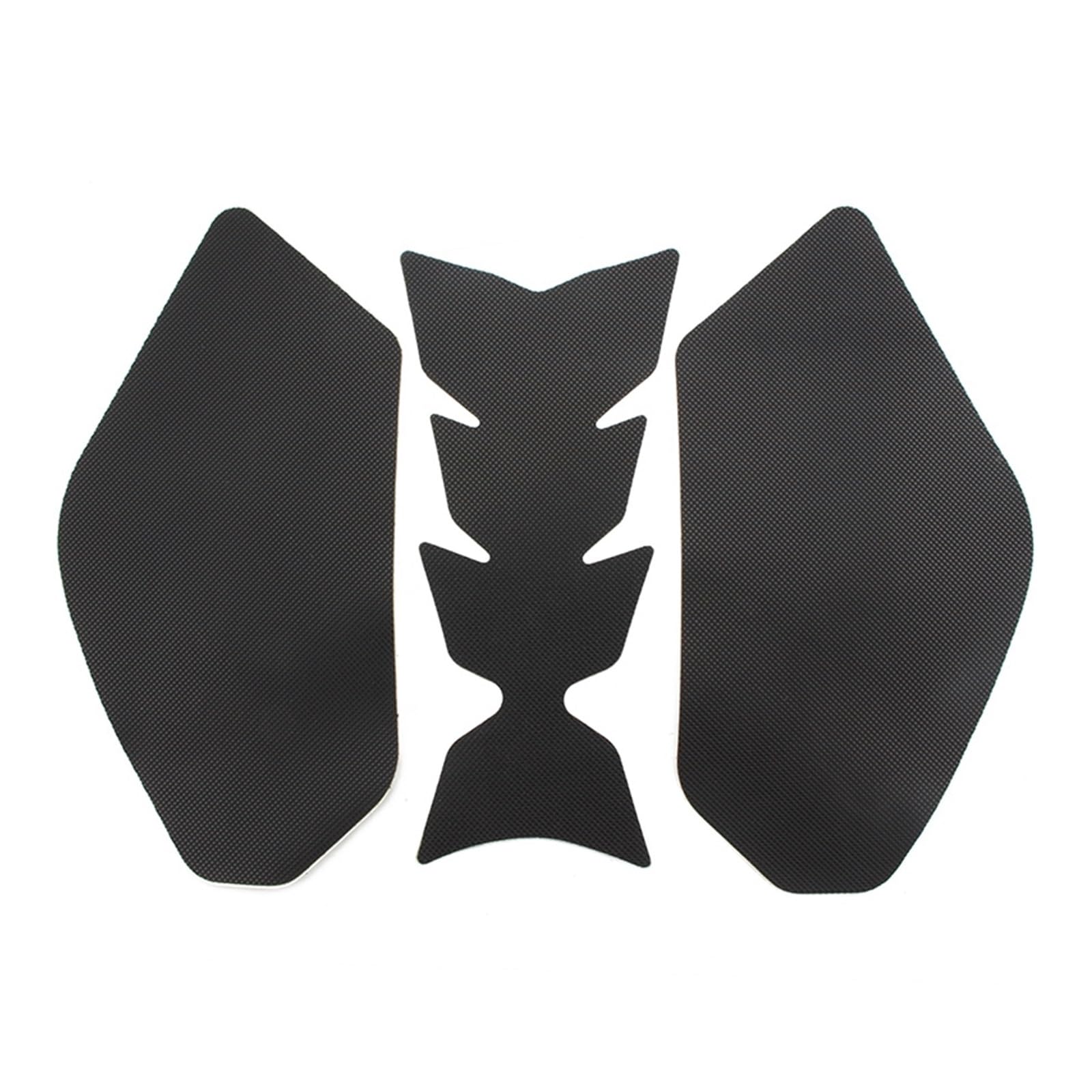 for CBR600RR 2003-2006 Motorcycle Gas Fuel Tank Traction Pad Decal Rubber Side Knee Grip Sticker Decals Moto(3 Black)