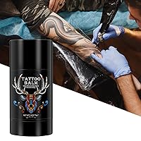 Vista 2 de Tattoo Aftercare Butter Balm, 2.6 oz, Old & New Tattoo Moisturizer Healing Brightener para mejorar el color, crema de tatuaje orgánica natural