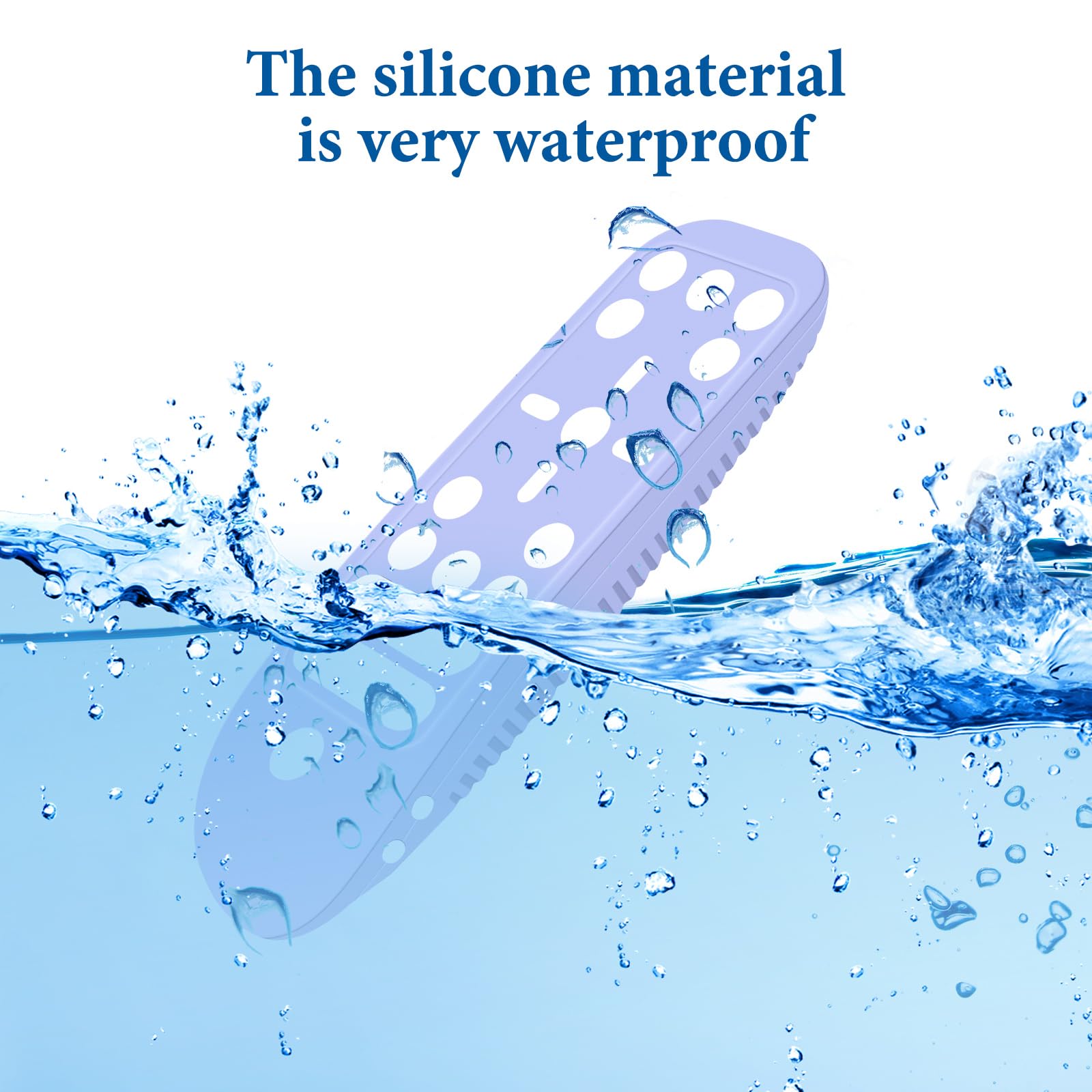 Geekria PS5 Remote Cover Skin Funda de Silicona, absorción de Golpes, Lavable, Funda Protectora de Silicona de Cuerpo Completo para Control Remoto PS5 (Azul)