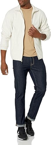 Miniatura 4 de Tienda Essentials - Chaqueta de vellón con cremallera completa para hombre (disponible en tallas grandes y altas)