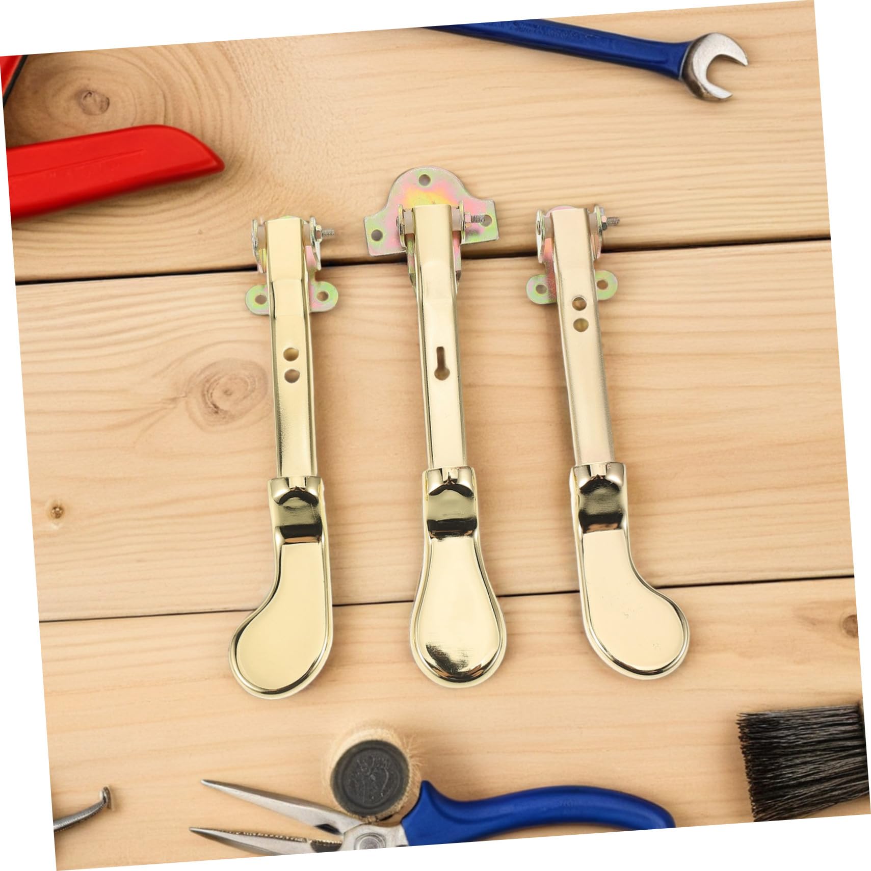 YARNOW 3pezzi Pedale Sustain per Pianoforte in Metallo Pedale per Tastiera Design Doppio Foro Compatibile Pianoforti Verticali Migliora la Dinamica del Suono Stabilità