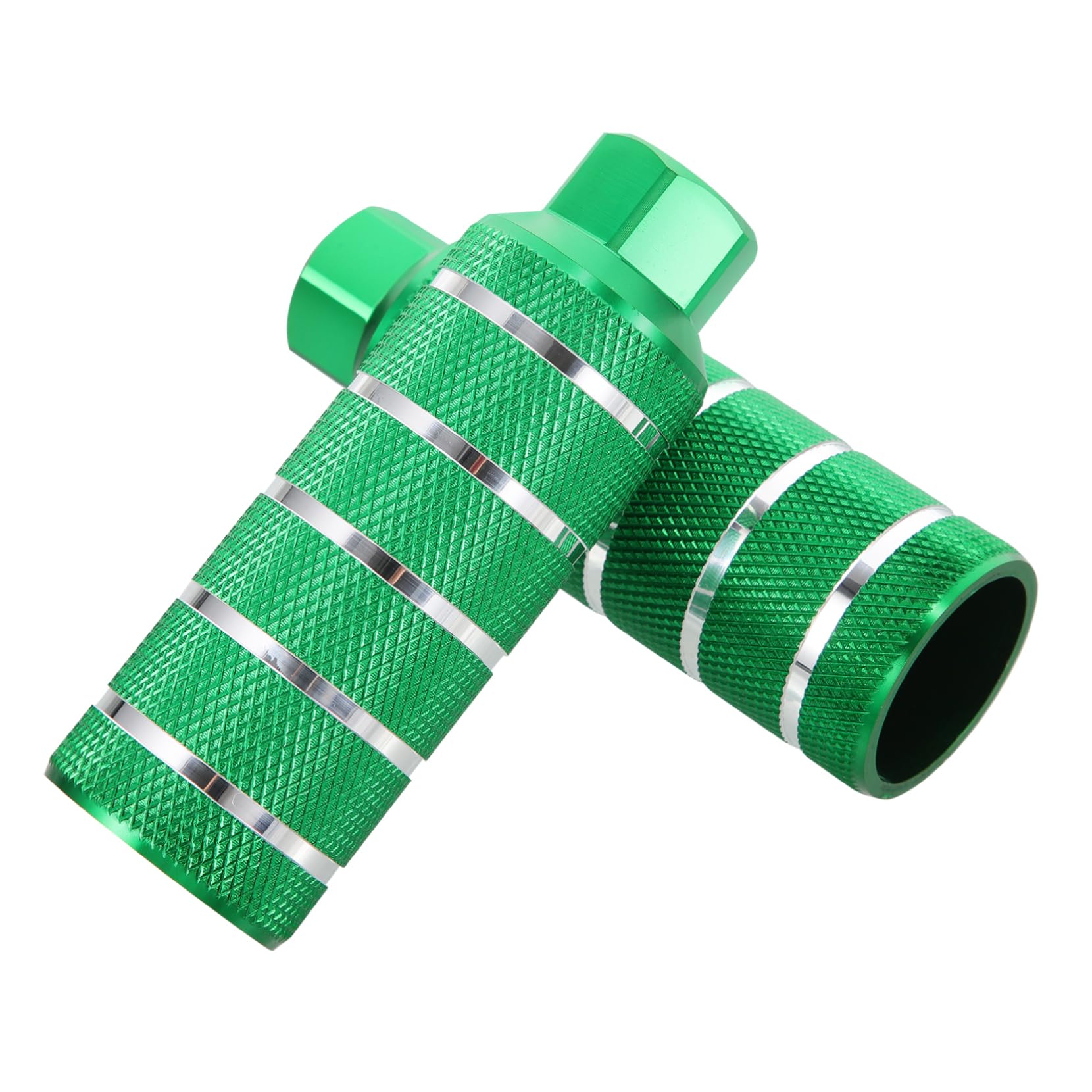 Milisten Bike Rear Foot Pedals 1 Pair Accessories Compact Bike Pegs Aluminum Alloy Durable Easy to Use