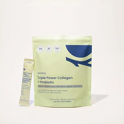 bird&be Triple Power Marine Collagen Powder | Hydrolyzed Peptides +