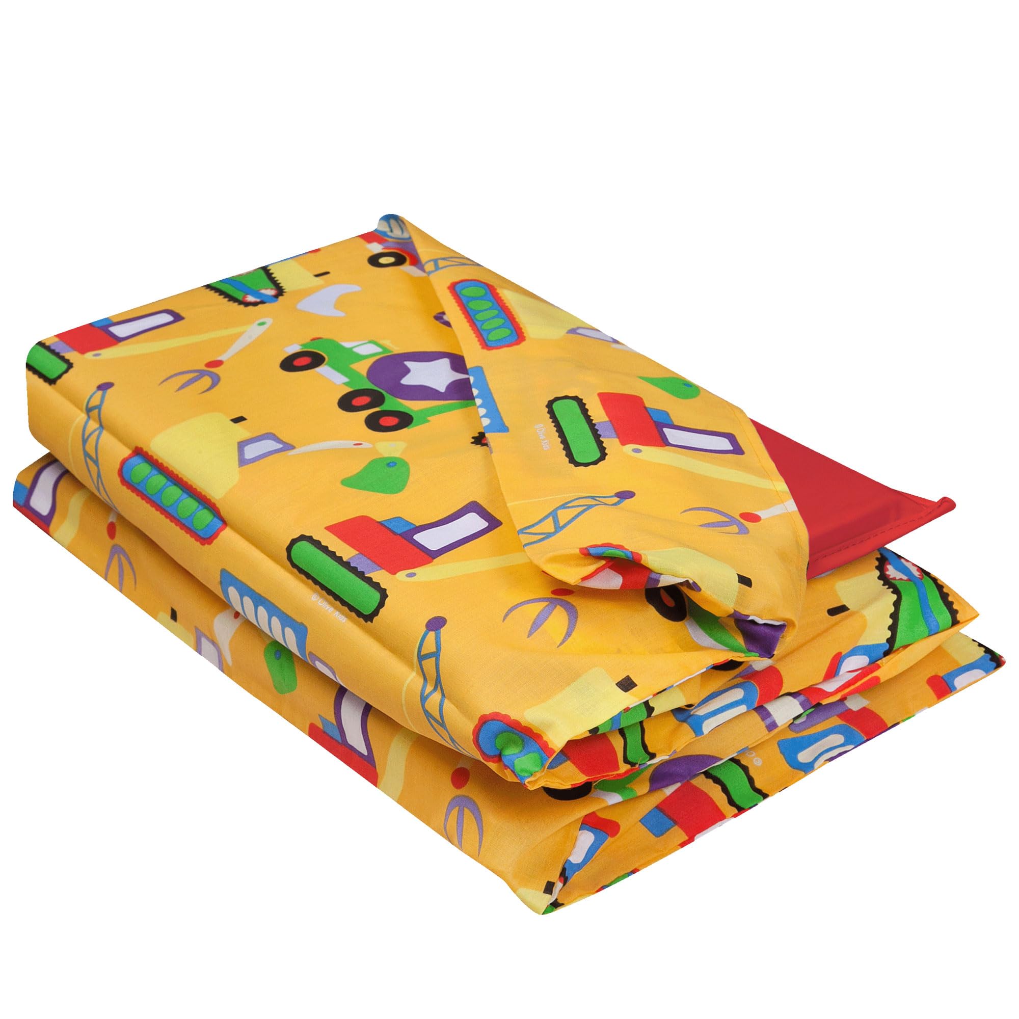 Wildkin Cotton Rest Mat Cover for Boys, Under Construction