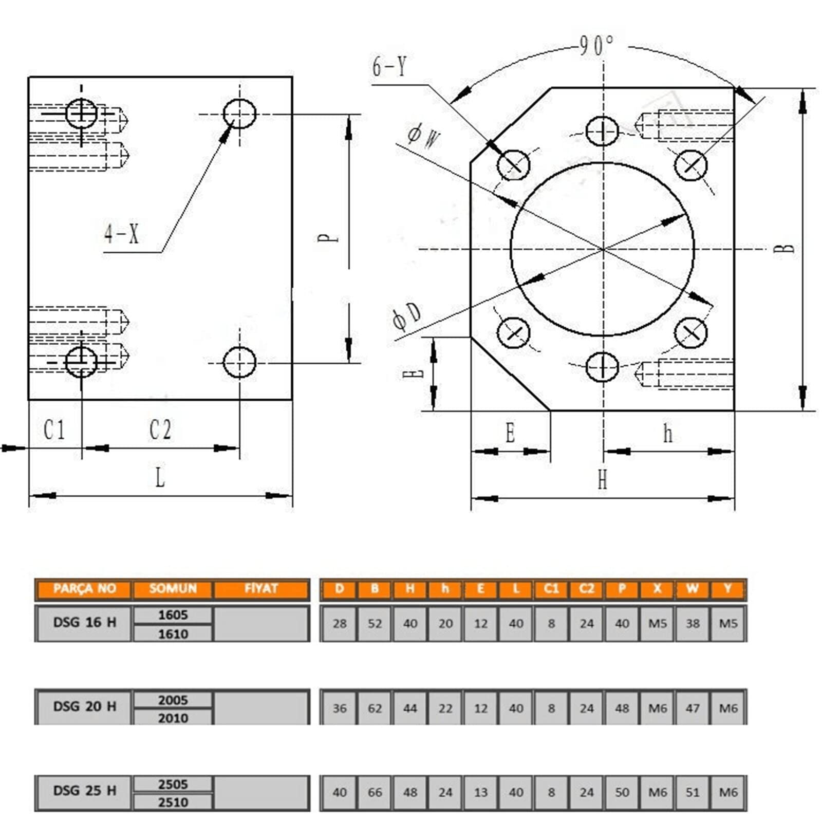 Mandrino a sfera SFU1605 1050 mm, in acciaio inox, con supporto BK12/BF12, alloggiamento del dado e kit frizione