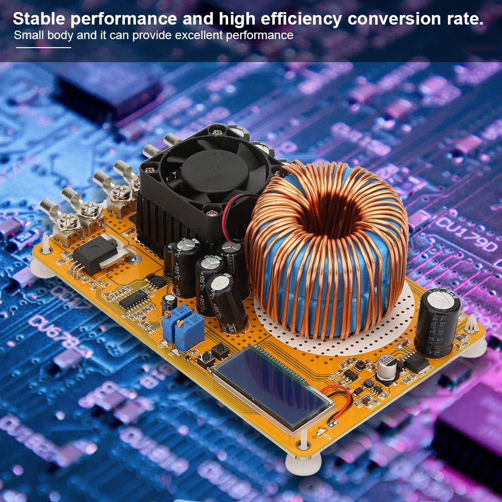 Modulo di alimentazione step-down CC regolabile Convertitore di tensione ad alta efficienza da 8,40 V a 0,32 V, 50 A per utensili elettrici, veicoli elettrici, sistemi solari