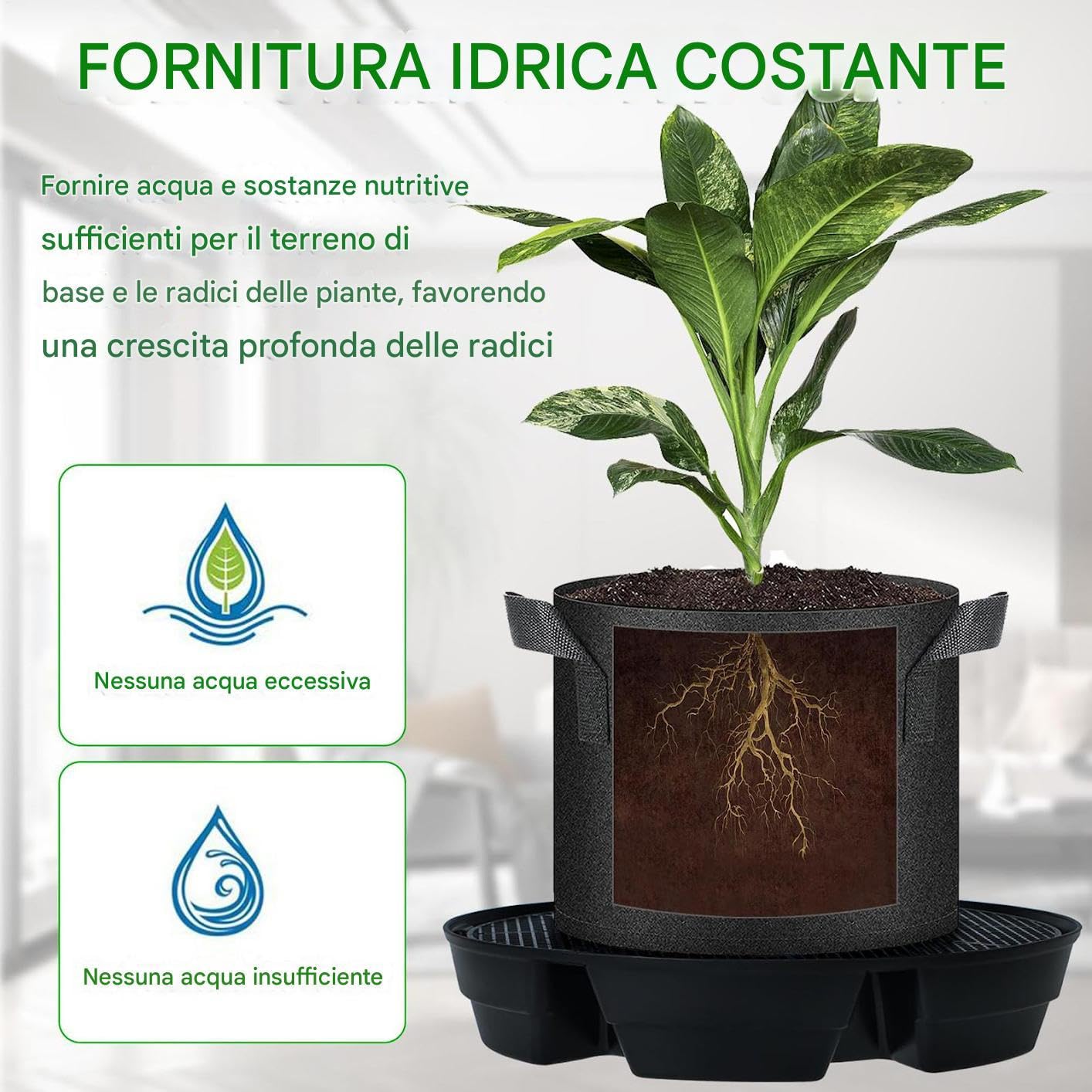 Systèmes d'Arrosage Automatiques Tissu Non-Tissé, Plateaux, Grande Capacité