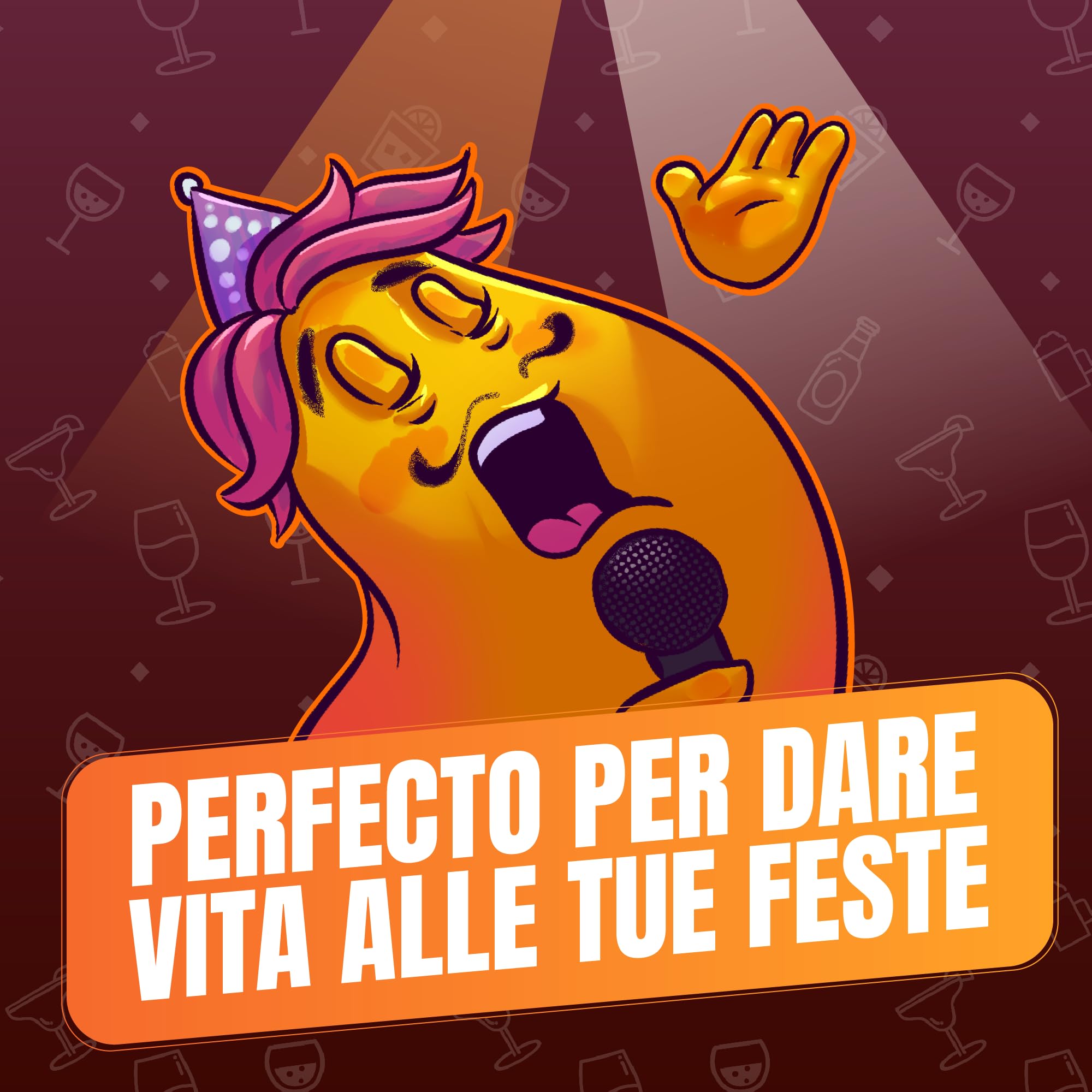 GLOP Game, Giochi da Tavolo Adulti di Carte per Bere, Regali Simpatici e Divertenti, Idee Regalo per Lei e Lui, per Natale, Amica, Amiche, Giochi Alcolici per Feste, Drinking Game